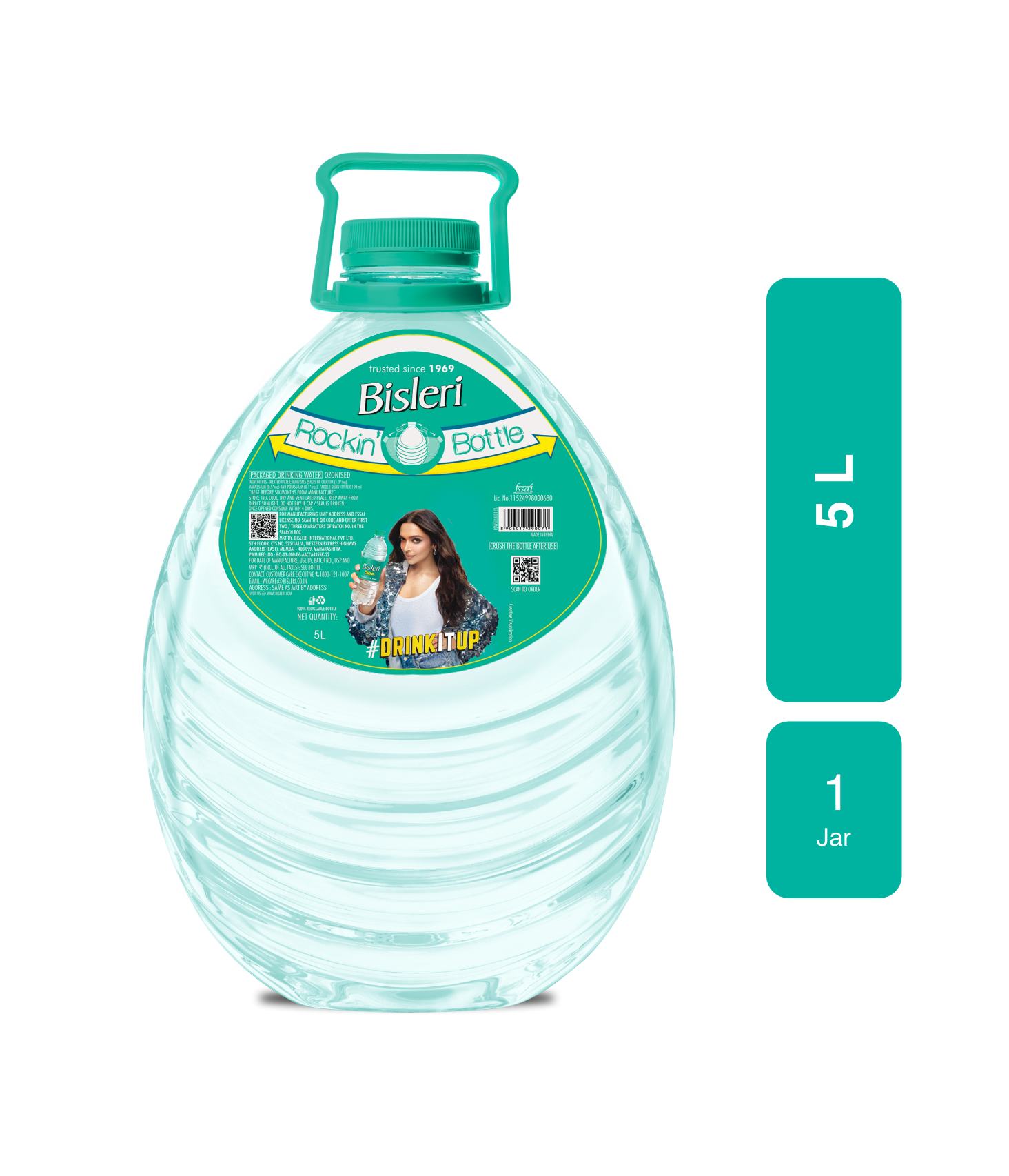 Bisleri 5 L Packaged Drinking Water